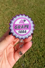 Load image into Gallery viewer, Grape Soda Badge Reel