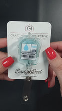 Load and play video in Gallery viewer, Nursing Student Tears IV Bag Badge Reel