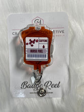 Load image into Gallery viewer, 3D Coffee Fuel IV Bag Badge Reel
