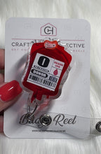 Load image into Gallery viewer, 3D Blood Bag Badge Reel
