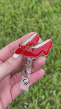Load and play video in Gallery viewer, Ruby Red Slippers Badge Reel
