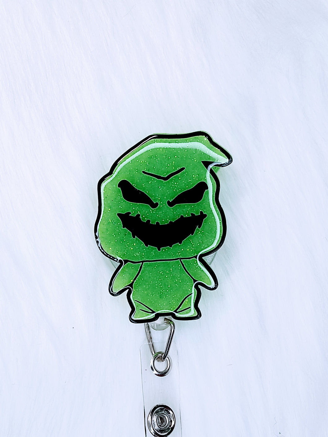 Oogie Boogie Glow in the dark Badge Reel