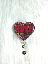 Load image into Gallery viewer, XOXO Heart Badge Reel
