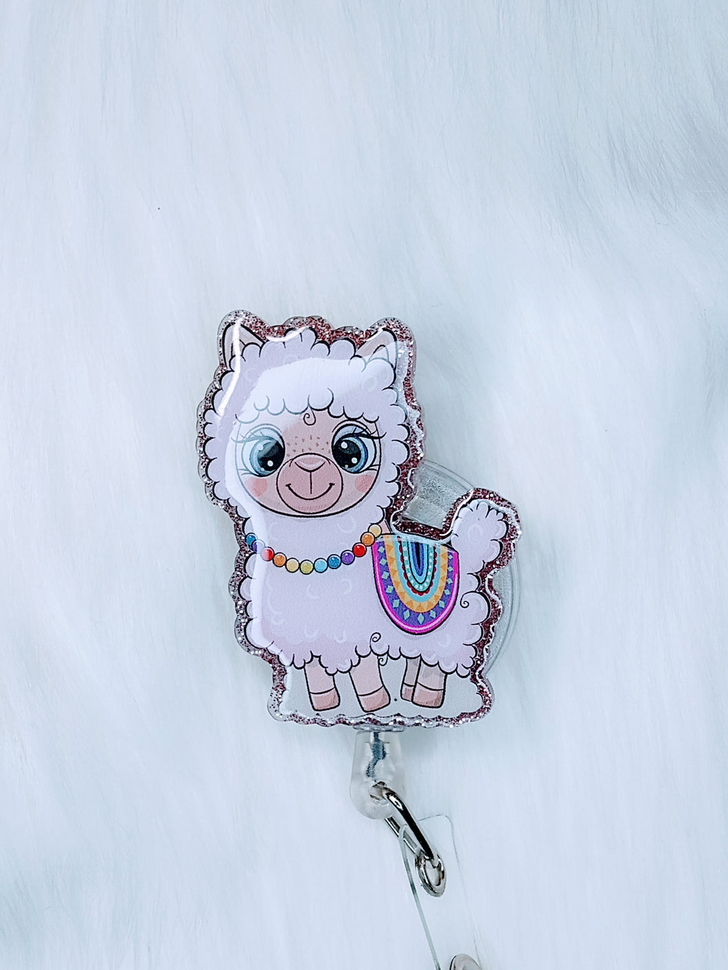 Festive Llama Badge Reel