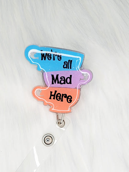Teacups Badge Reel