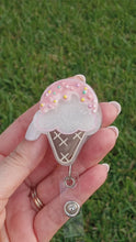 Load and play video in Gallery viewer, Ice Cream Cone Badge Reel
