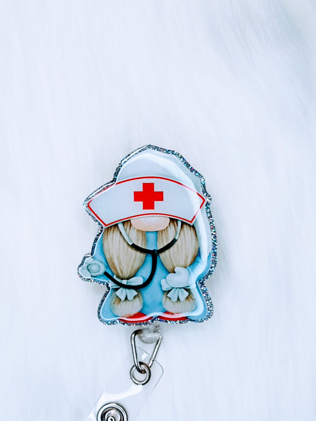 Gnome Nurse Badge Reel