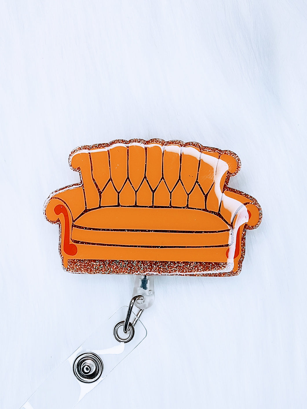 Friends Couch Badge Reel