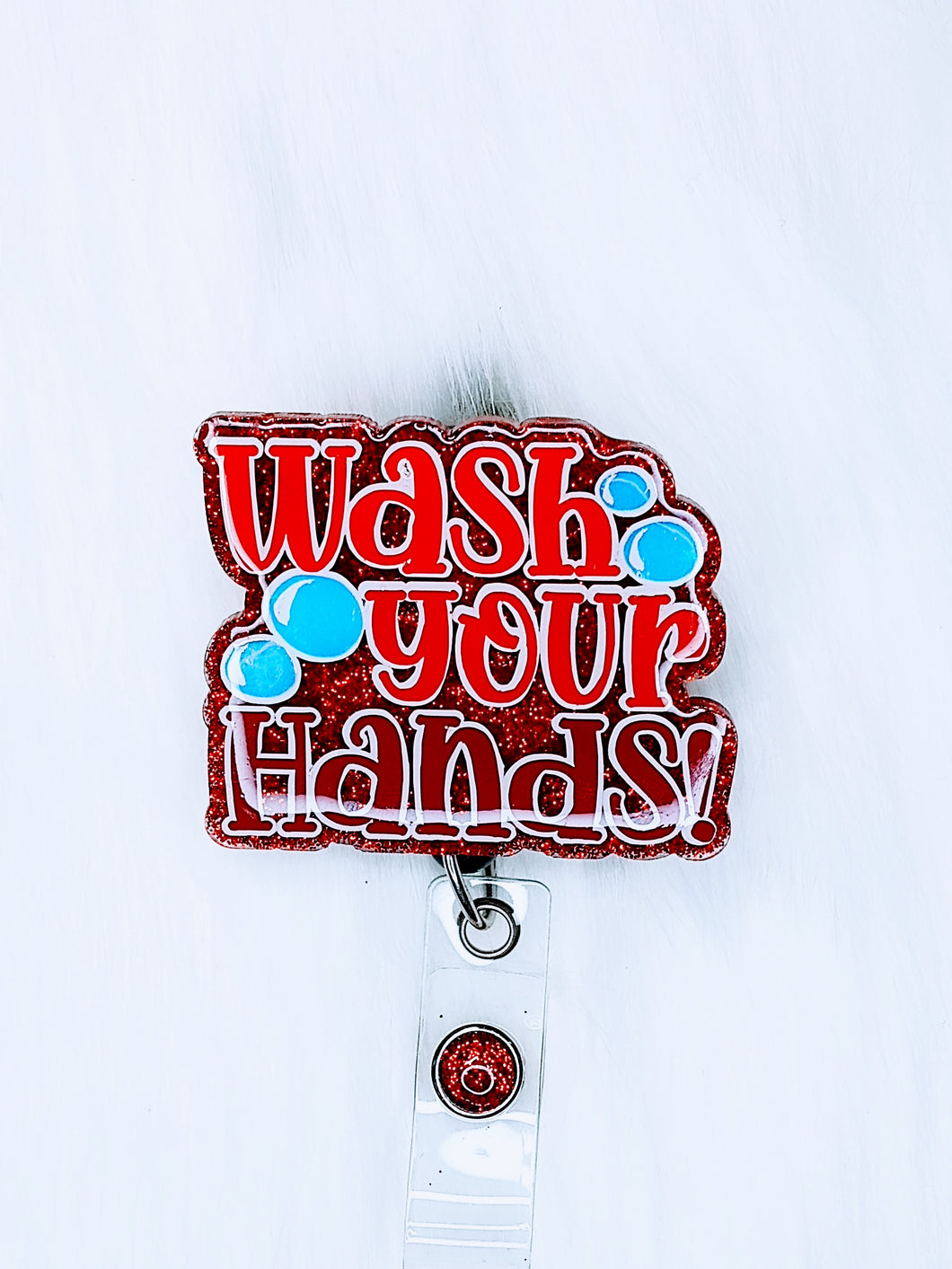 Wash your Hands Badge Reel